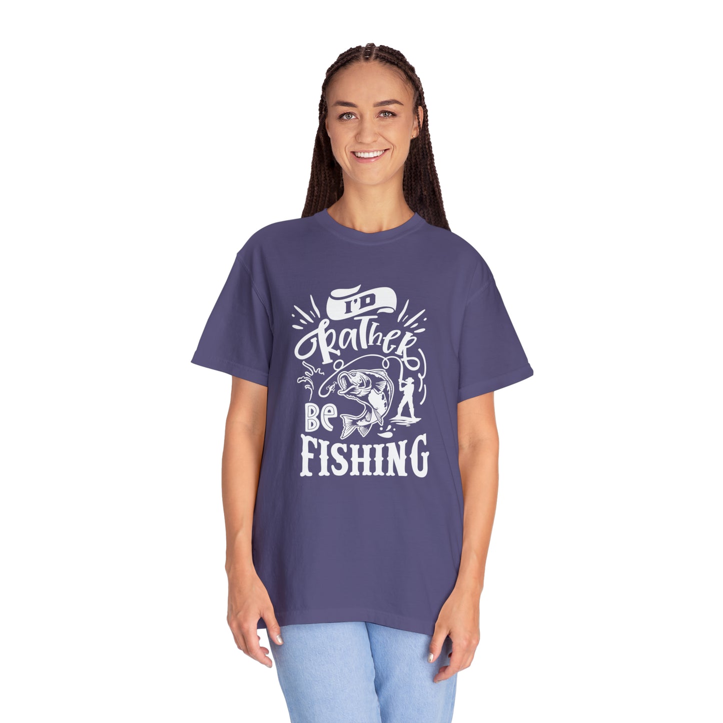 Abraza tu pasión: camiseta 'Preferiría estar pescando'