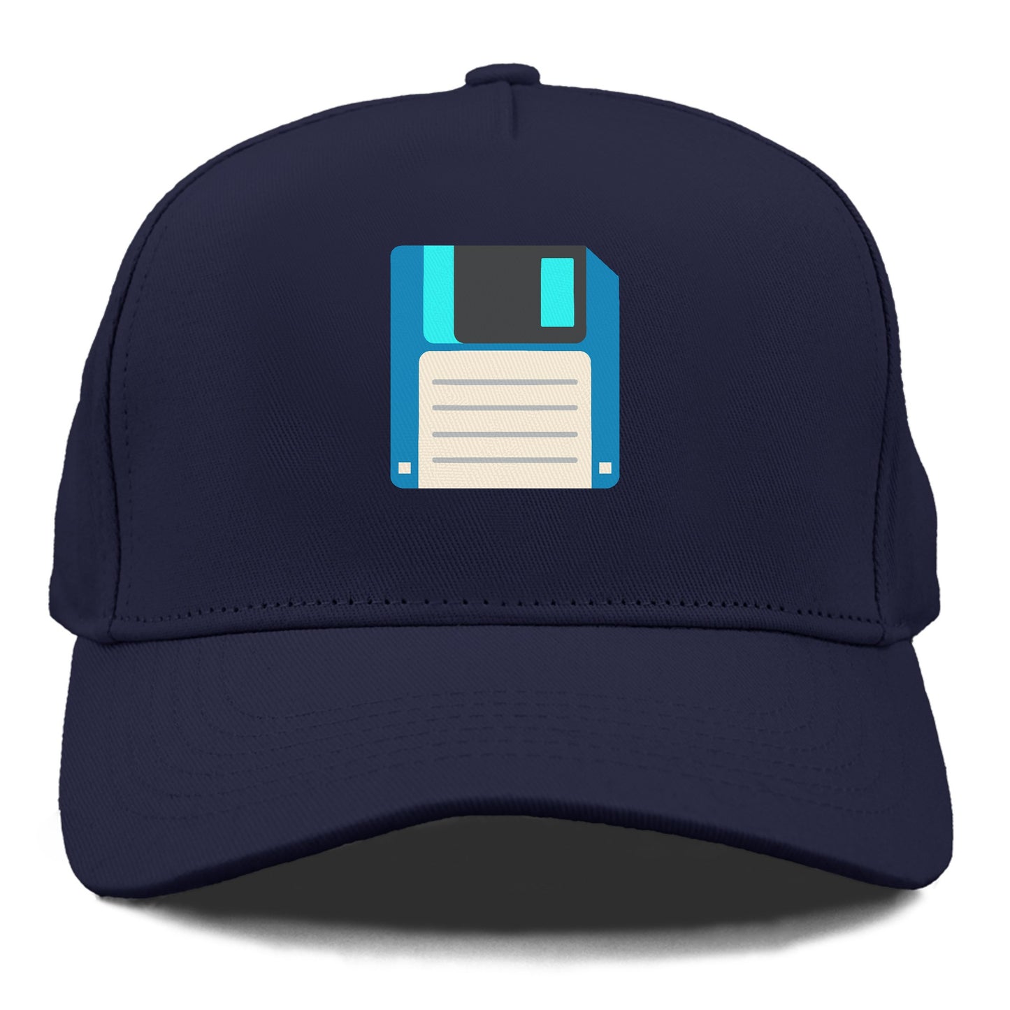 Retro 80s Floppy Disk Blue Hat