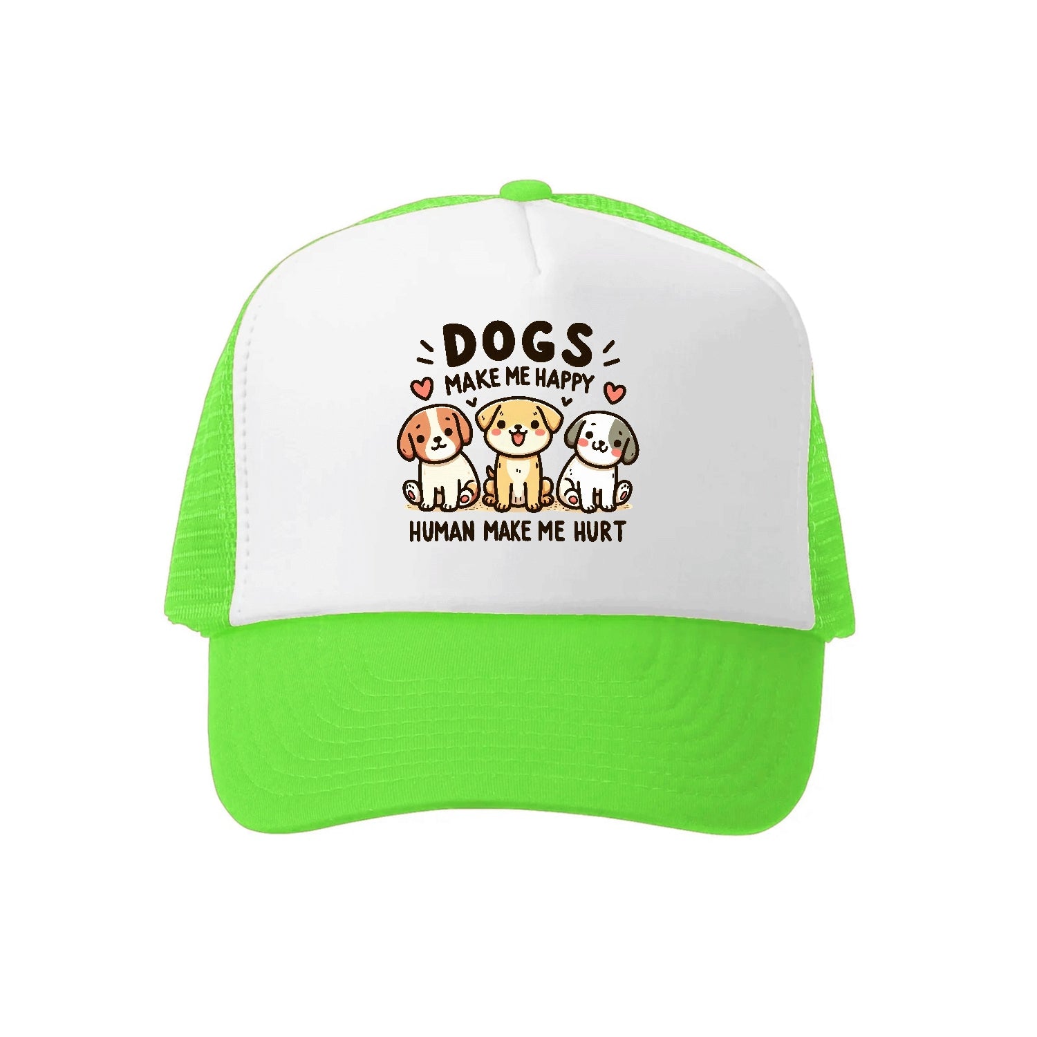 Dogs Make Me Happy Hat