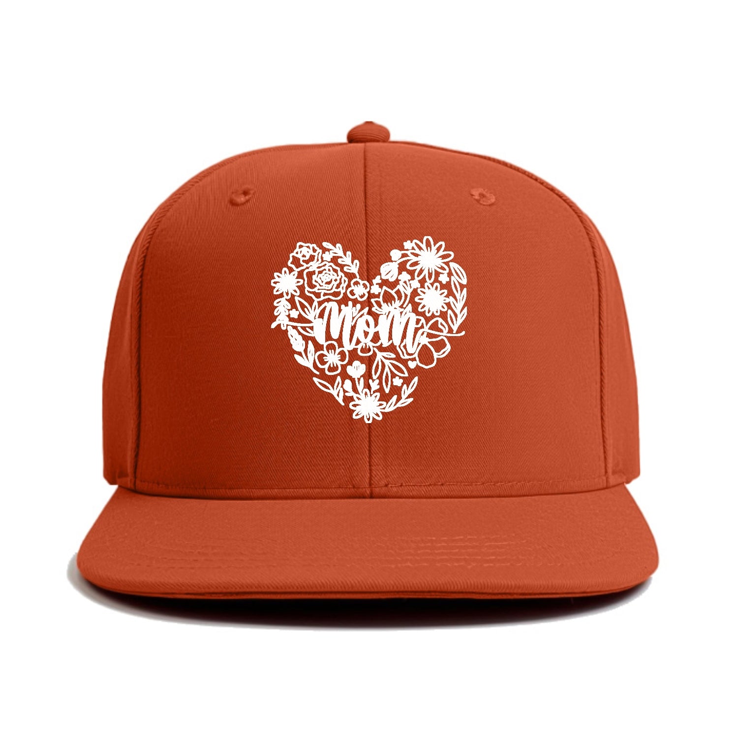 mom floral heart Hat