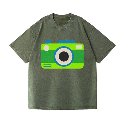 Retro 80s Camera Green Hat