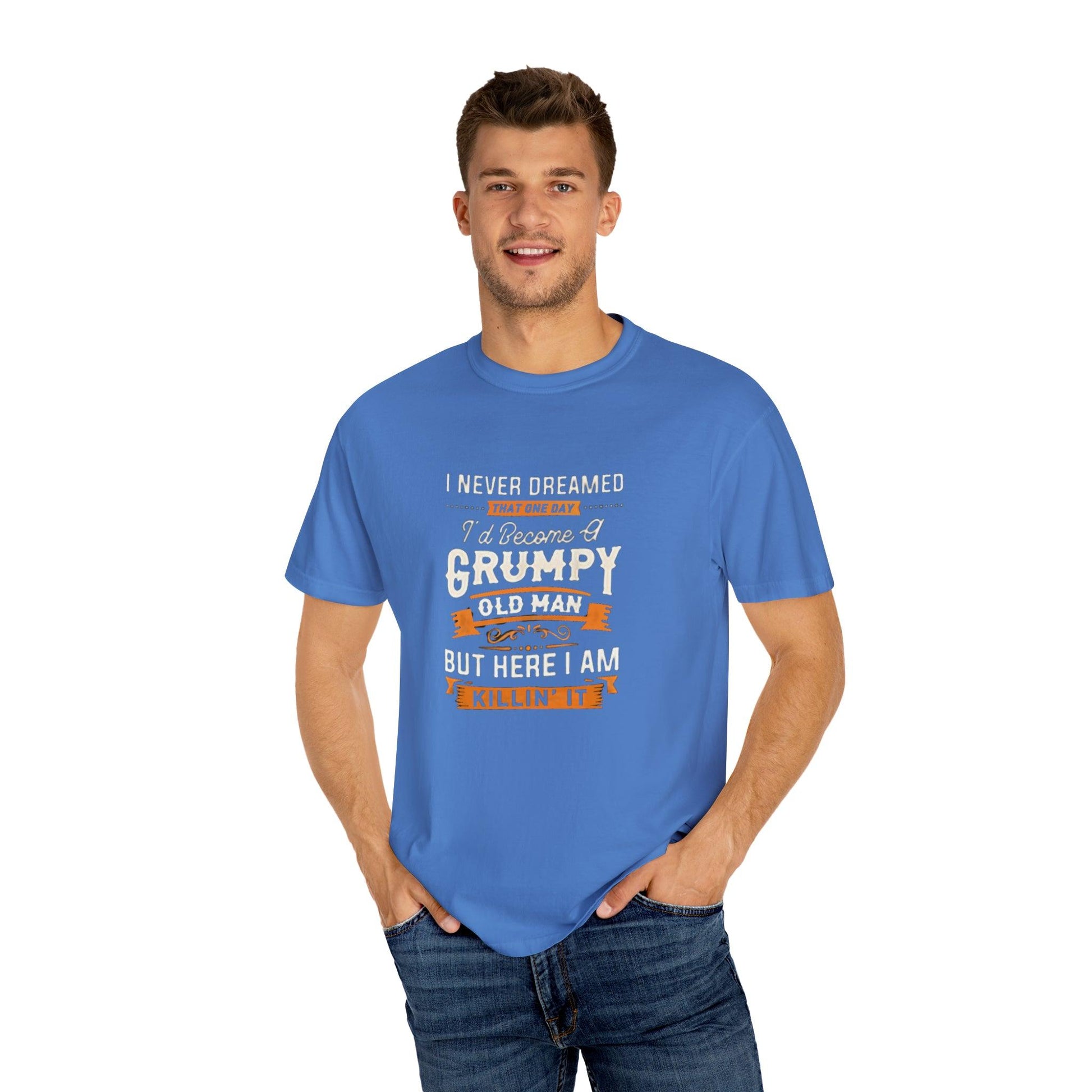 Grumpy and Proud: The Bold T-Shirt for Seniors with Attitude - Pandaize