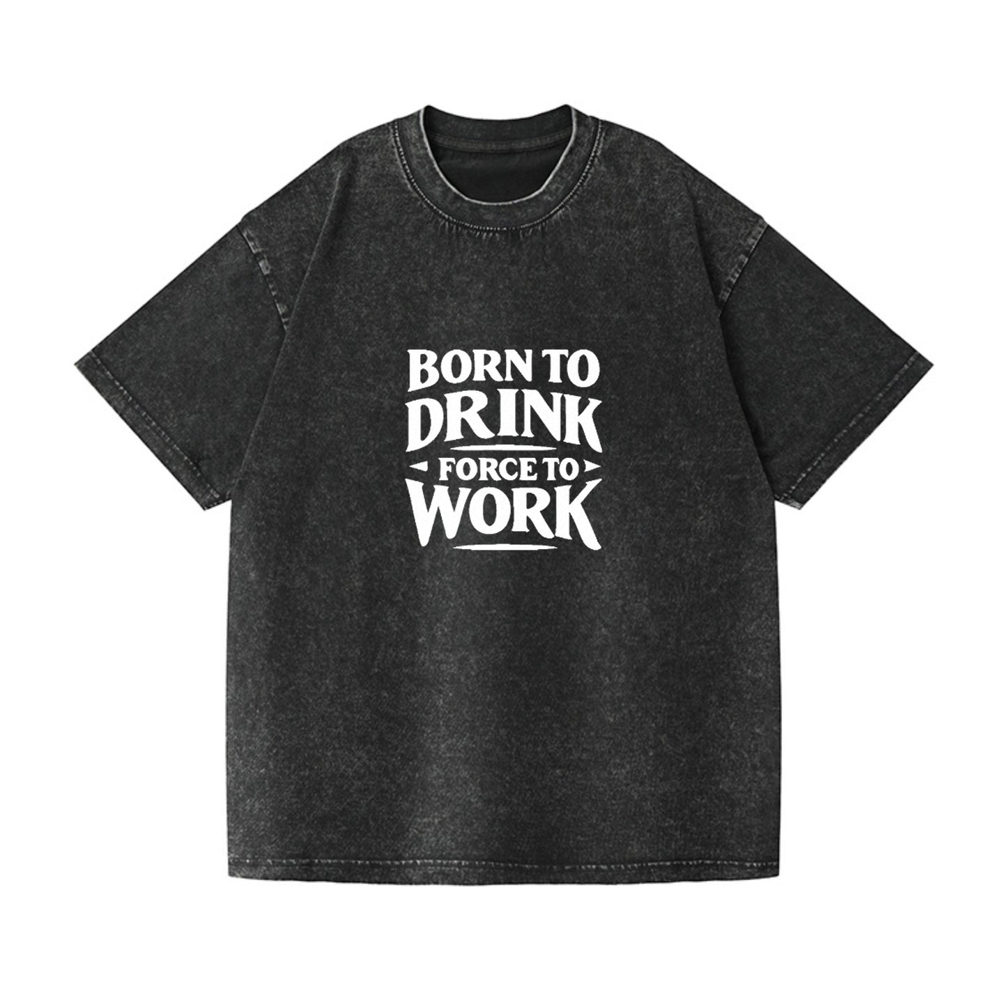 born to drink forced to work Hat