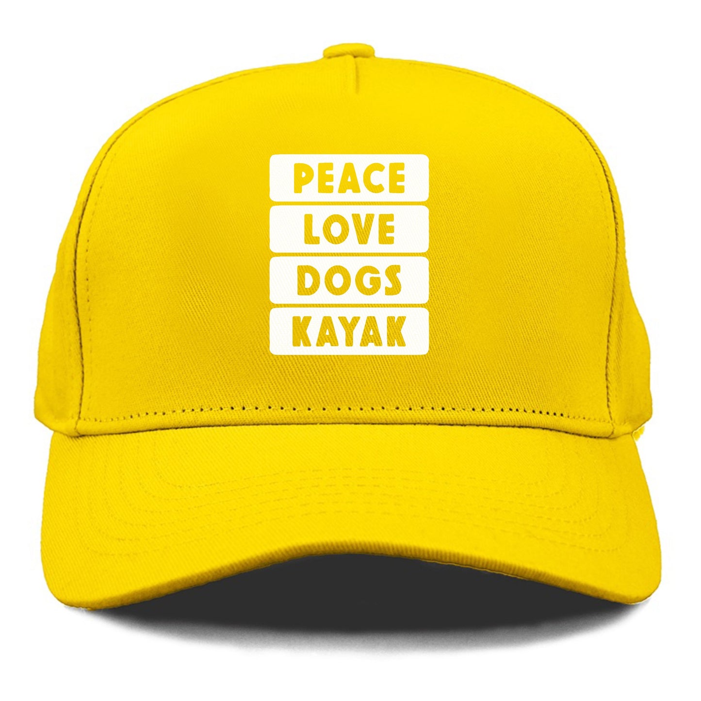 peace love dogs kayak classic Hat