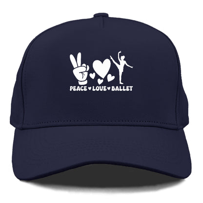 peace love ballet Hat