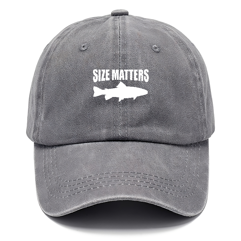 size matters fishing Hat