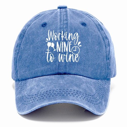 Working Nine To Wine Classic Cap