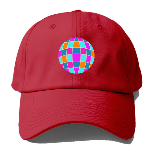 Retro 80s Disco Ball Baseball Cap