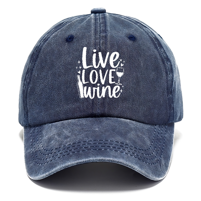 live love wine Hat