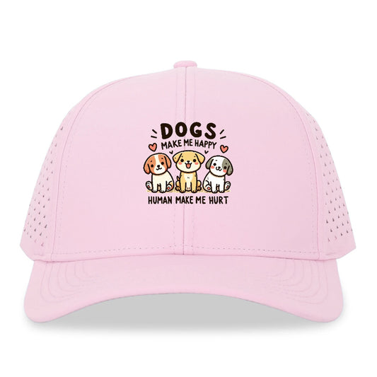 Dogs Make Me Happy Hat