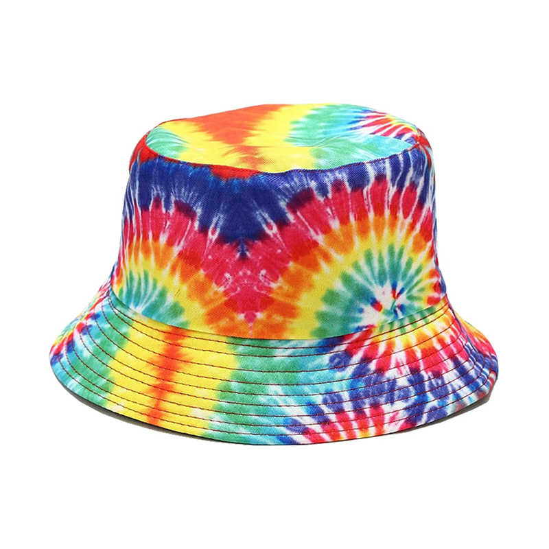 Pandaize Unisex Print Double-Side-Wear Reversible Bucket Hat