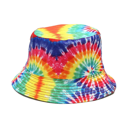 Pandaize Unisex Print Double-Side-Wear Reversible Bucket Hat