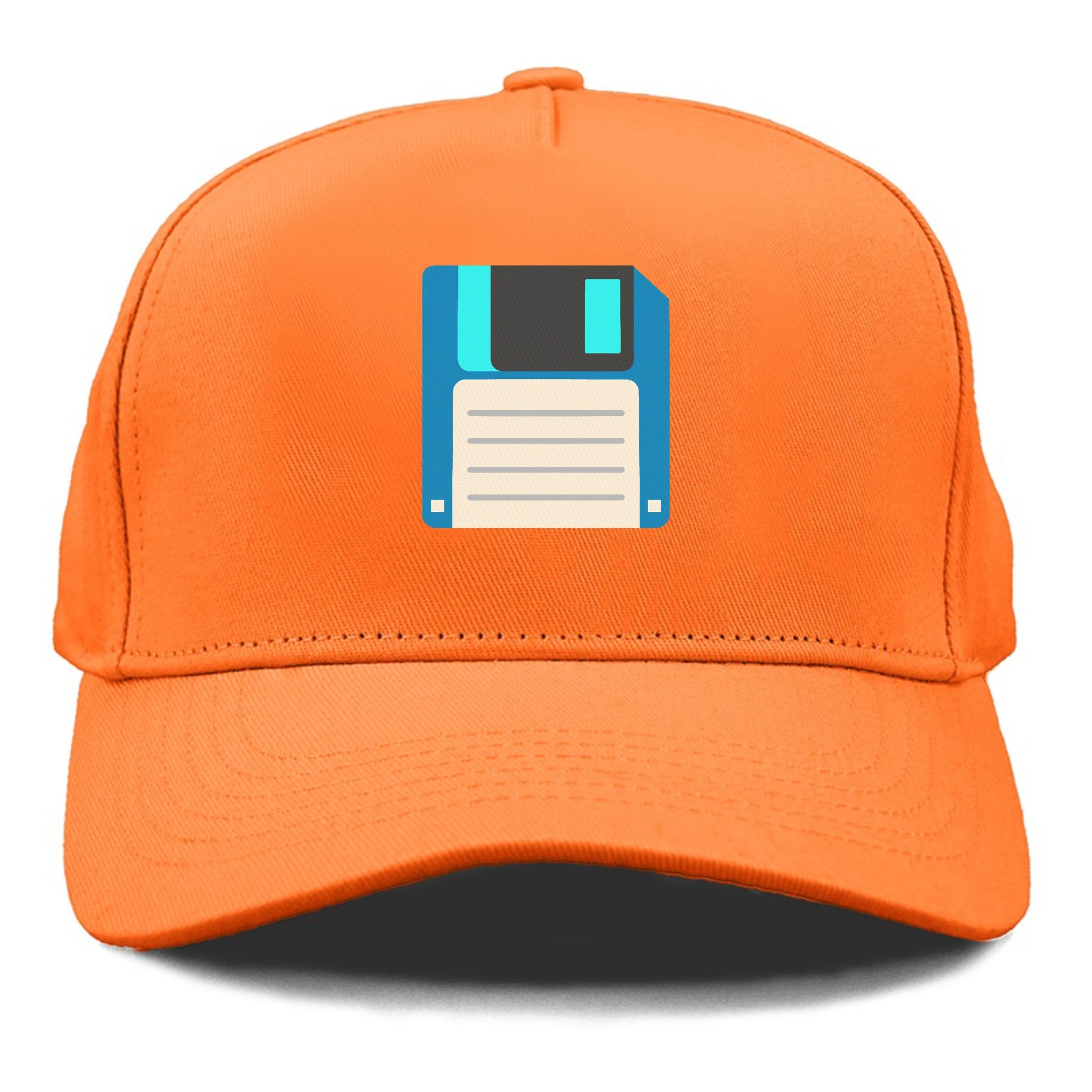 Retro 80s Floppy Disk Blue Hat