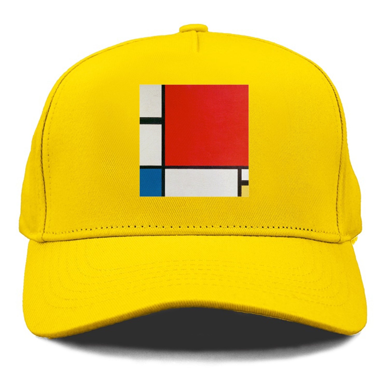 Composition with Red Blue and Yellow Hat