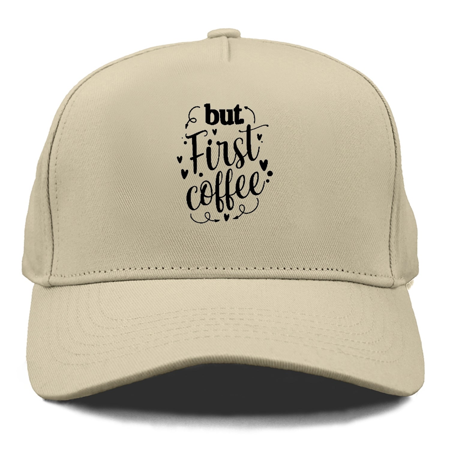 Caffeine Craze: Fuel Your Day with 'But First, Coffee' Hat