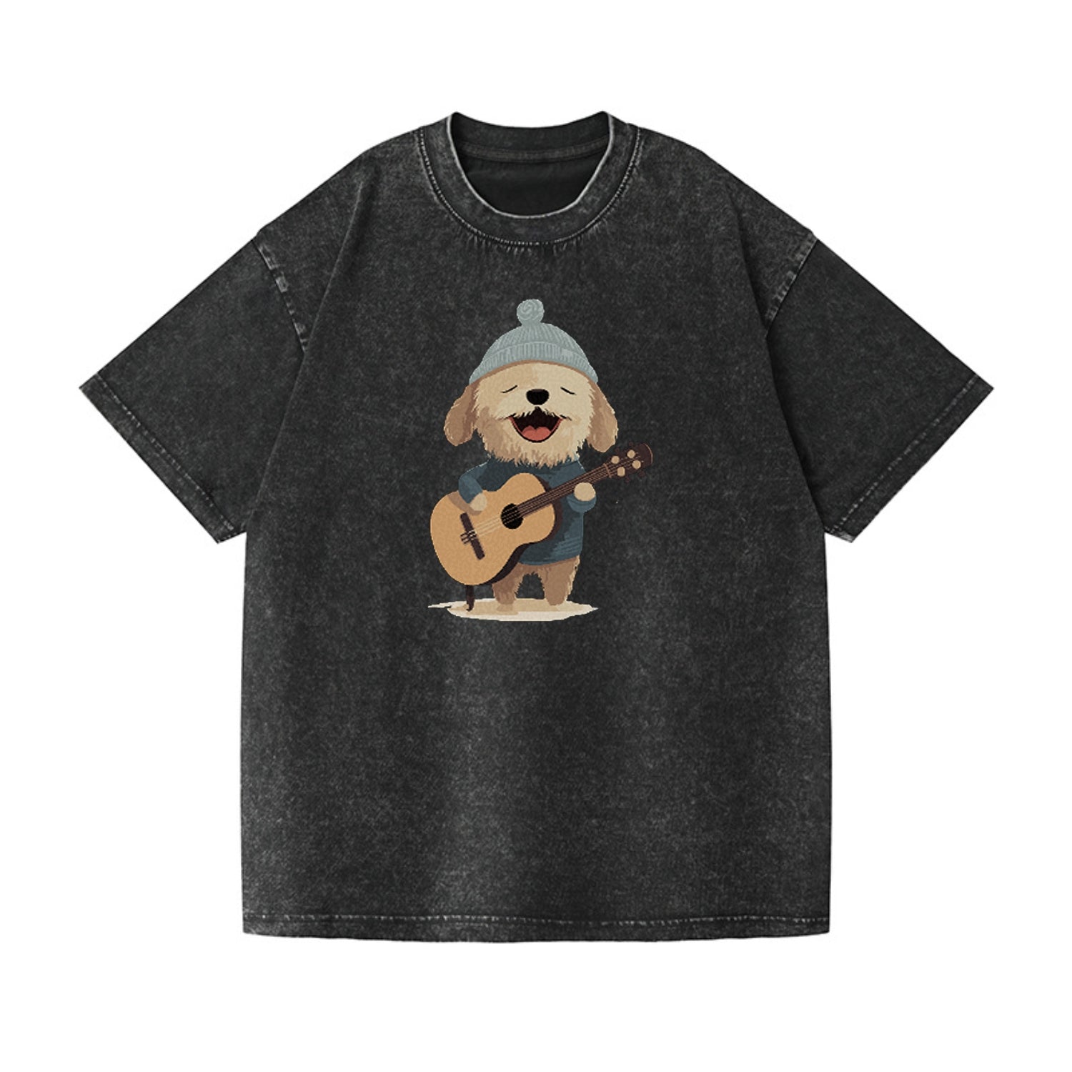 dog playing guitar Hat