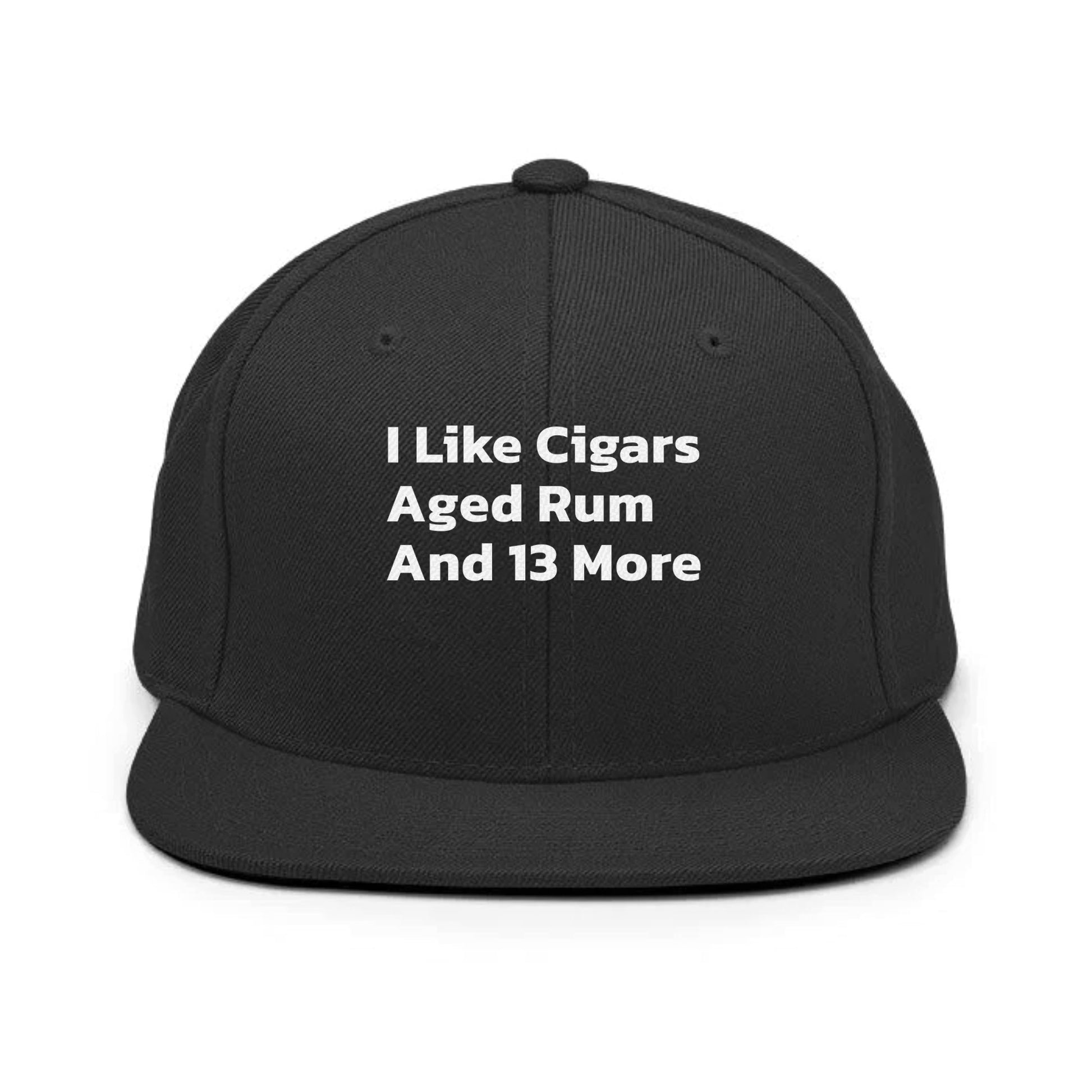 i like cigars aged rum and 13 more Hat