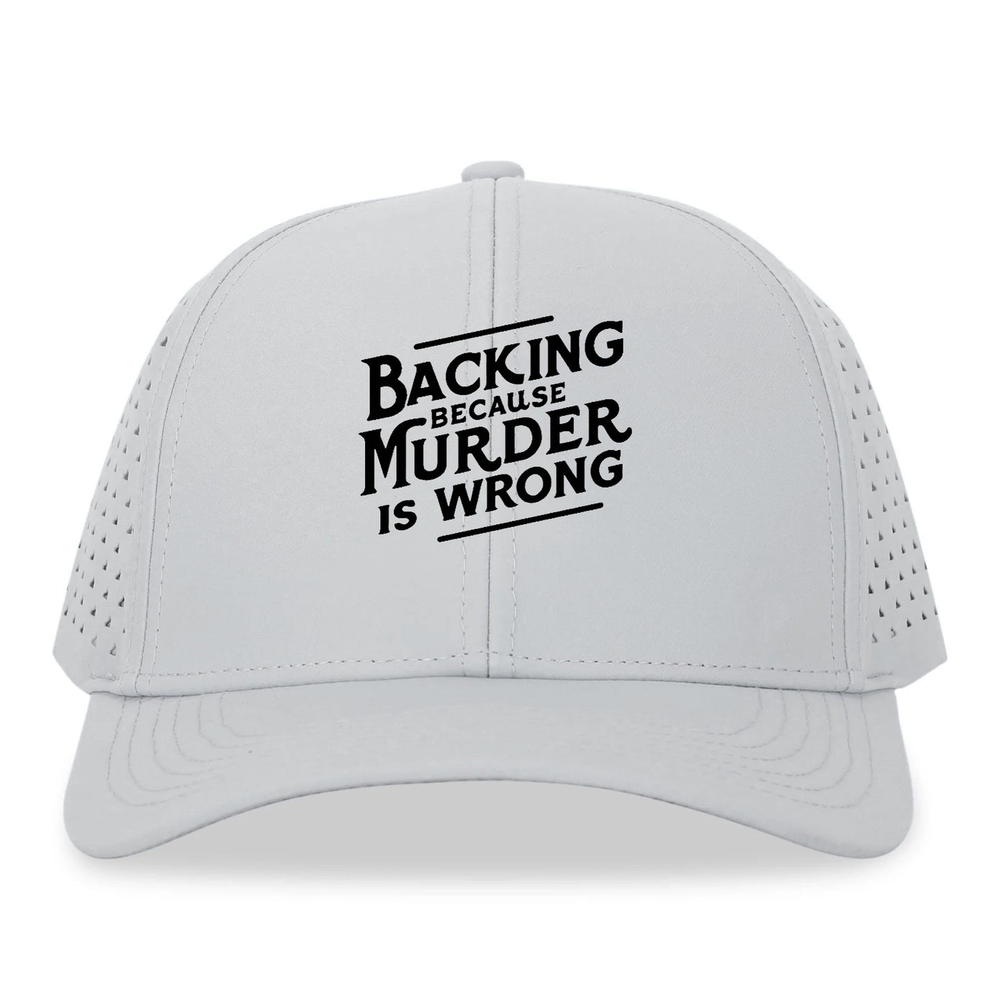 backing because murder is wrong Hat