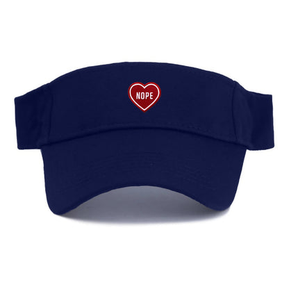 nope heart Hat