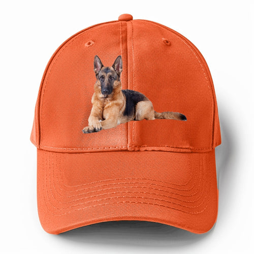 German Shepherd Solid Color Baseball Cap