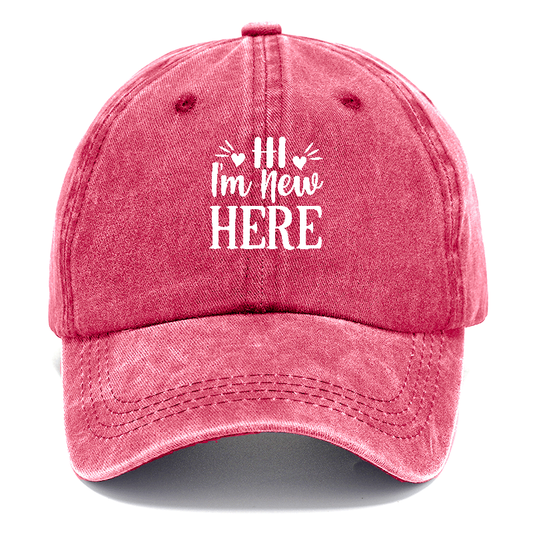 Hi I'm new here Hat