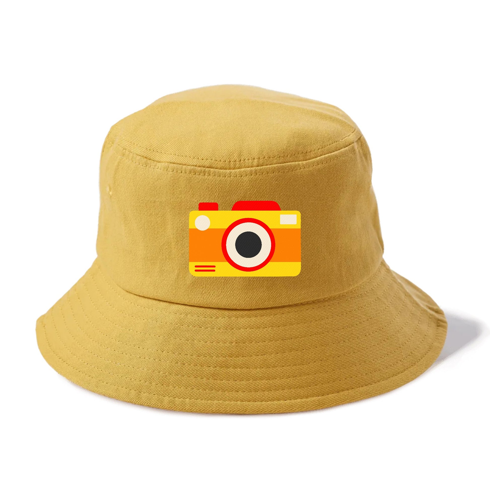 Retro 80s Camera Yellow Hat