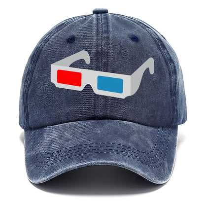 Retro 80s 3D Glasses Hat