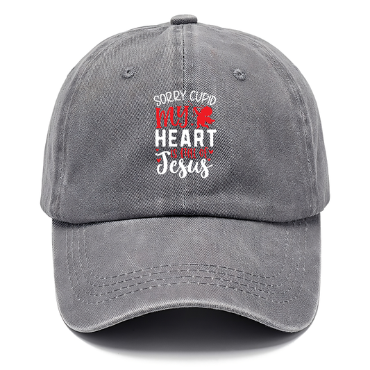 Sorry cupid my heart is full of jesus Hat