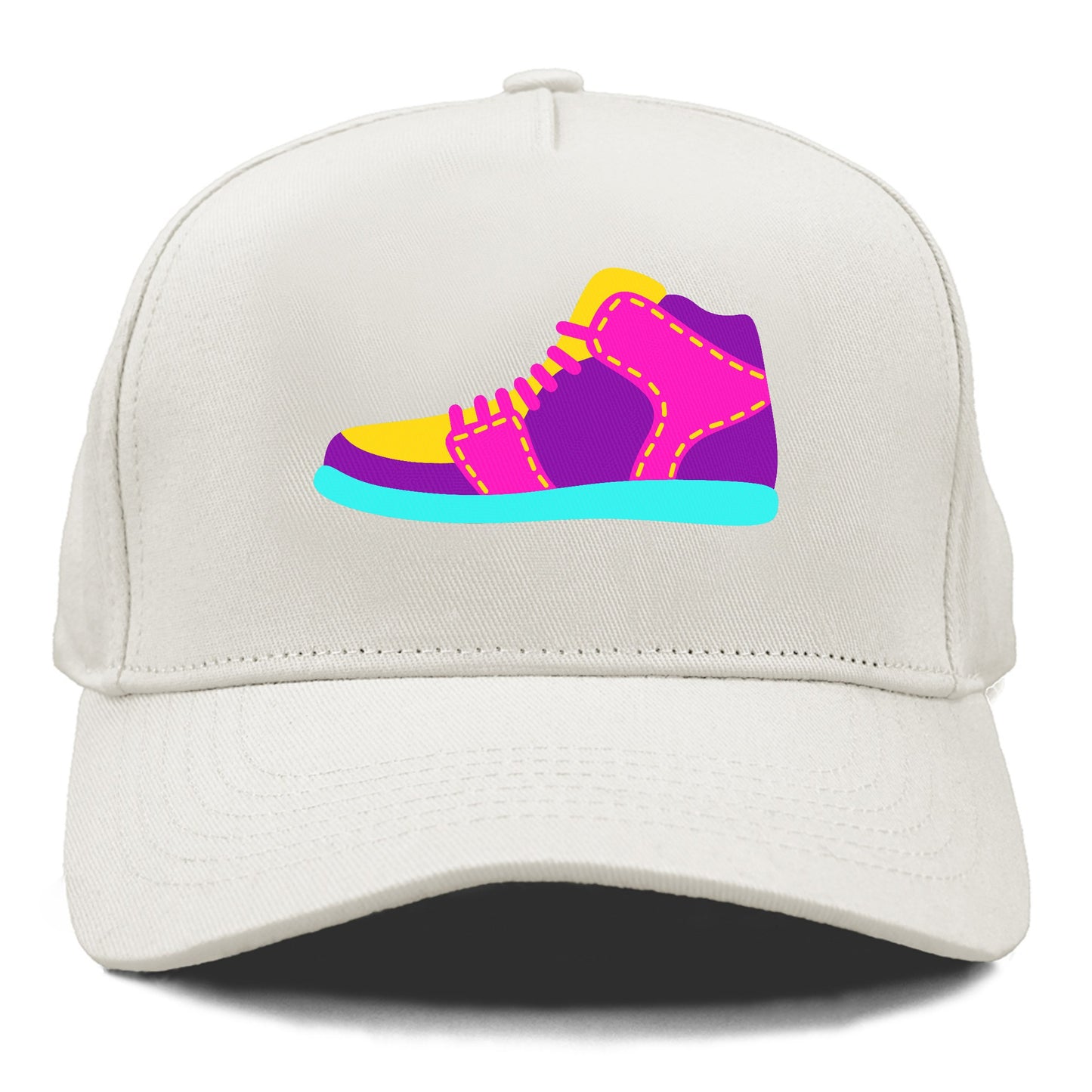 Retro 80s Basketball_Shoe Hat