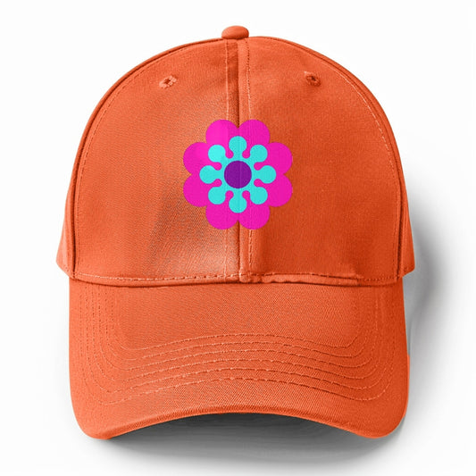 Retro 80s Flower Pink Hat