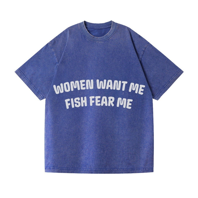 women want me fish fear me Hat