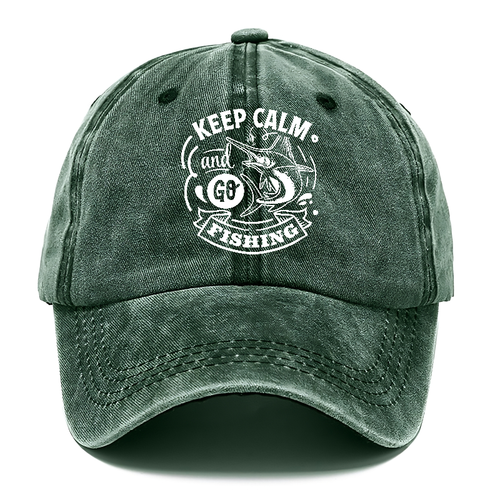 Keep Calm And Go Fishing Classic Cap