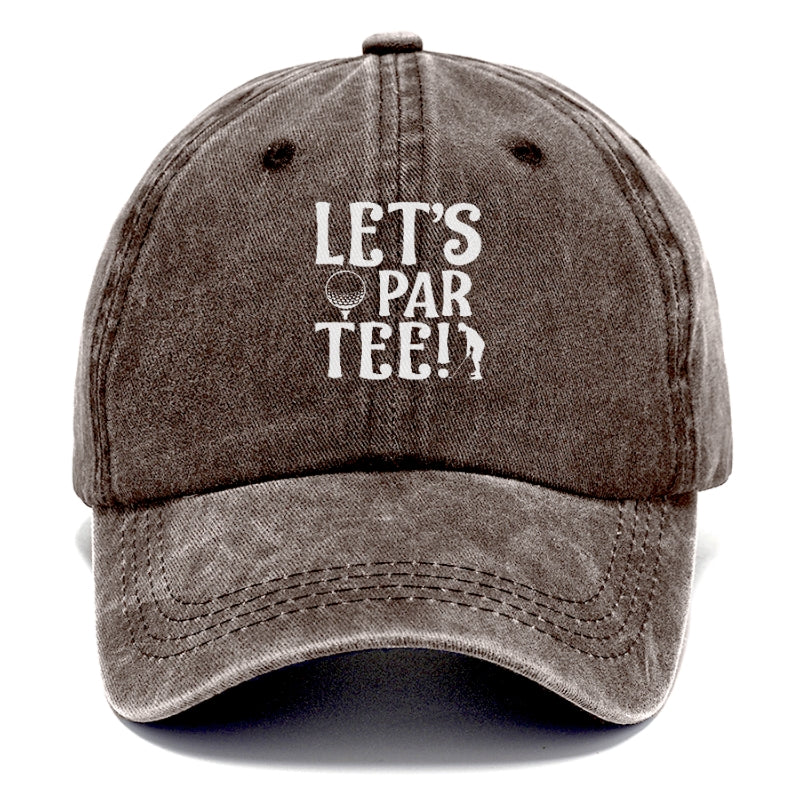 Let's par tee Hat