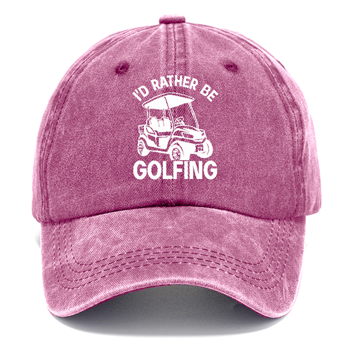 I'd Rather Be Golfing Classic Cap