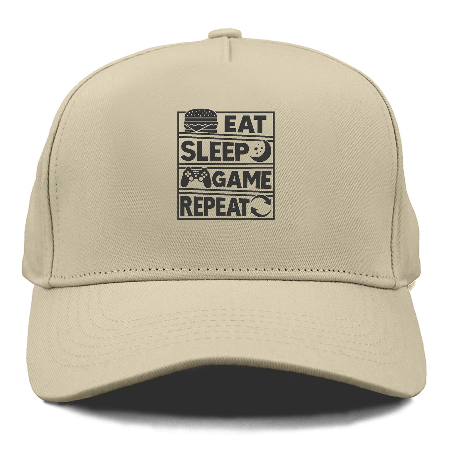 Eat Sleep Game Repeat Hat