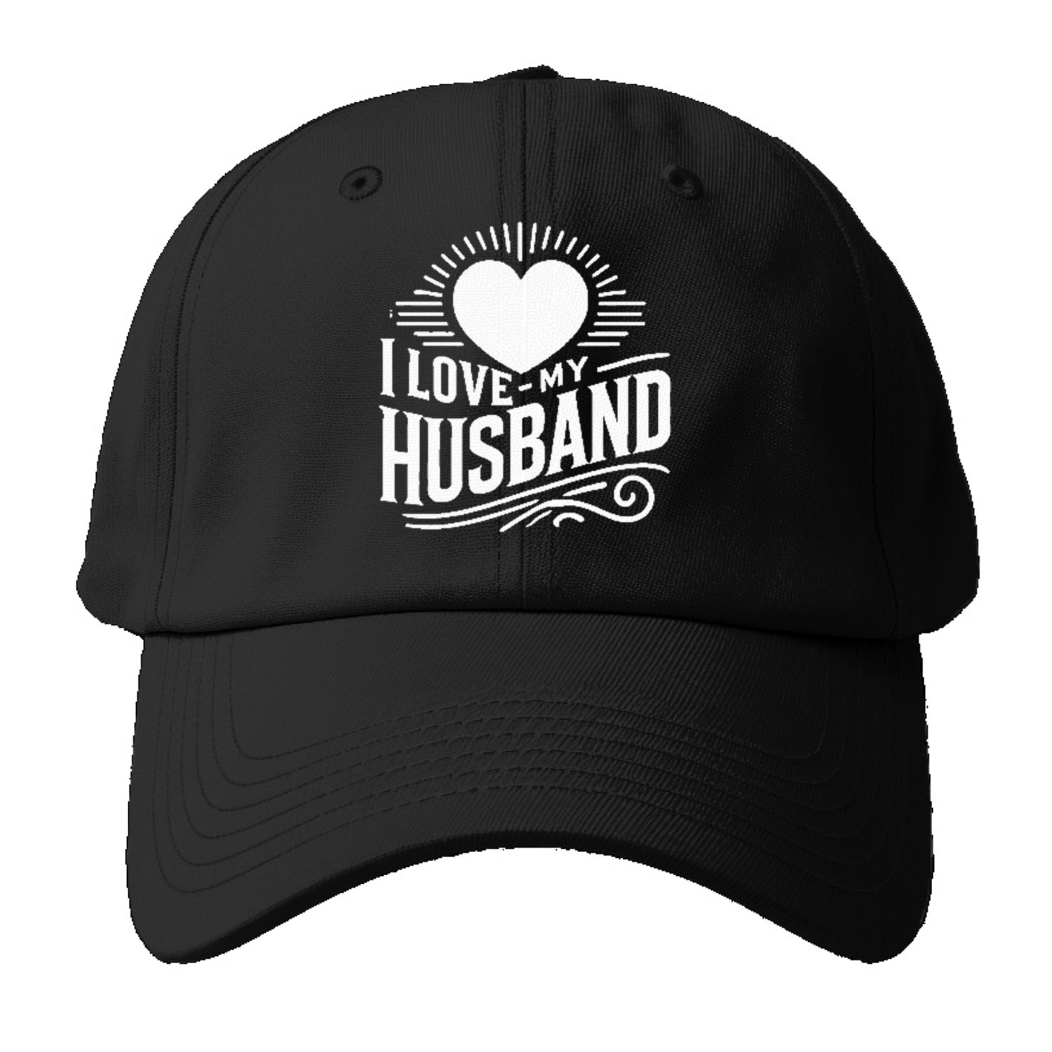 i love my husband Hat