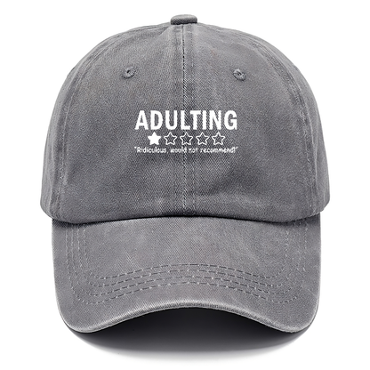 adult would not recommend Hat