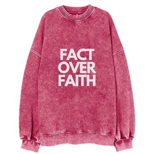 Fact Over Faith Vintage Sweatshirt