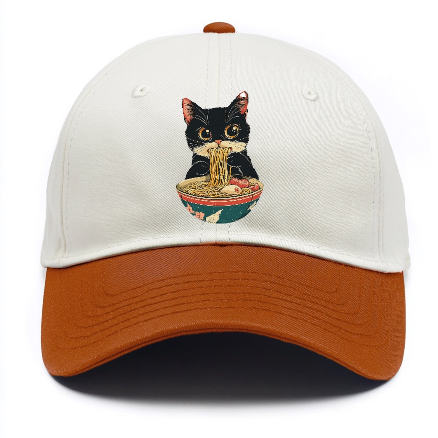 Cat Eating Noodles Hat