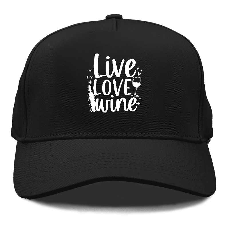 live love wine Hat