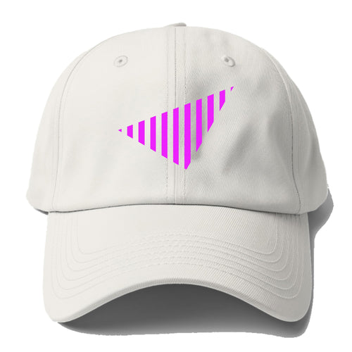 Retro 80s Triangle Purple Baseball Cap