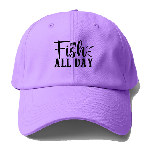 Fish All Day Baseball Cap For Big Heads