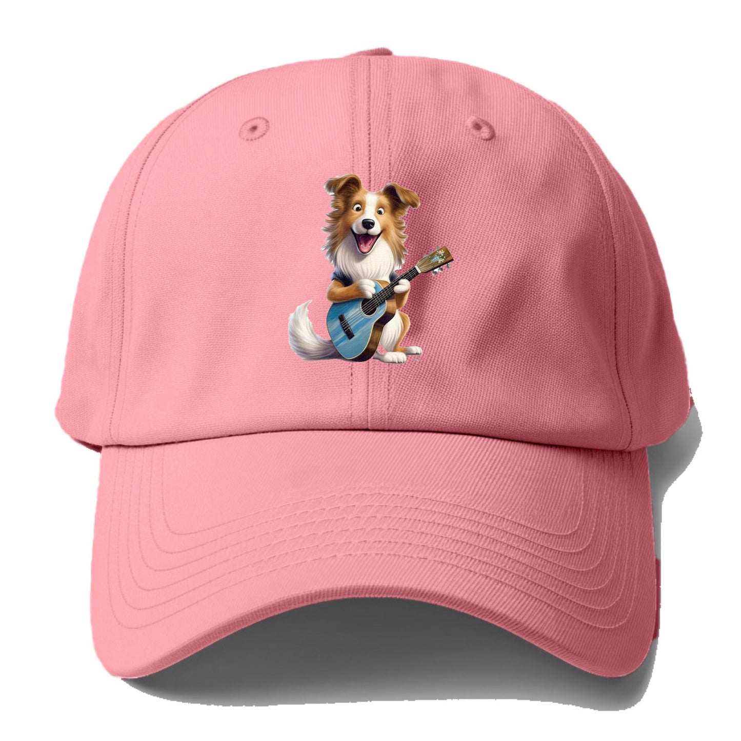 Shepherd Dog playing a guitar Hat