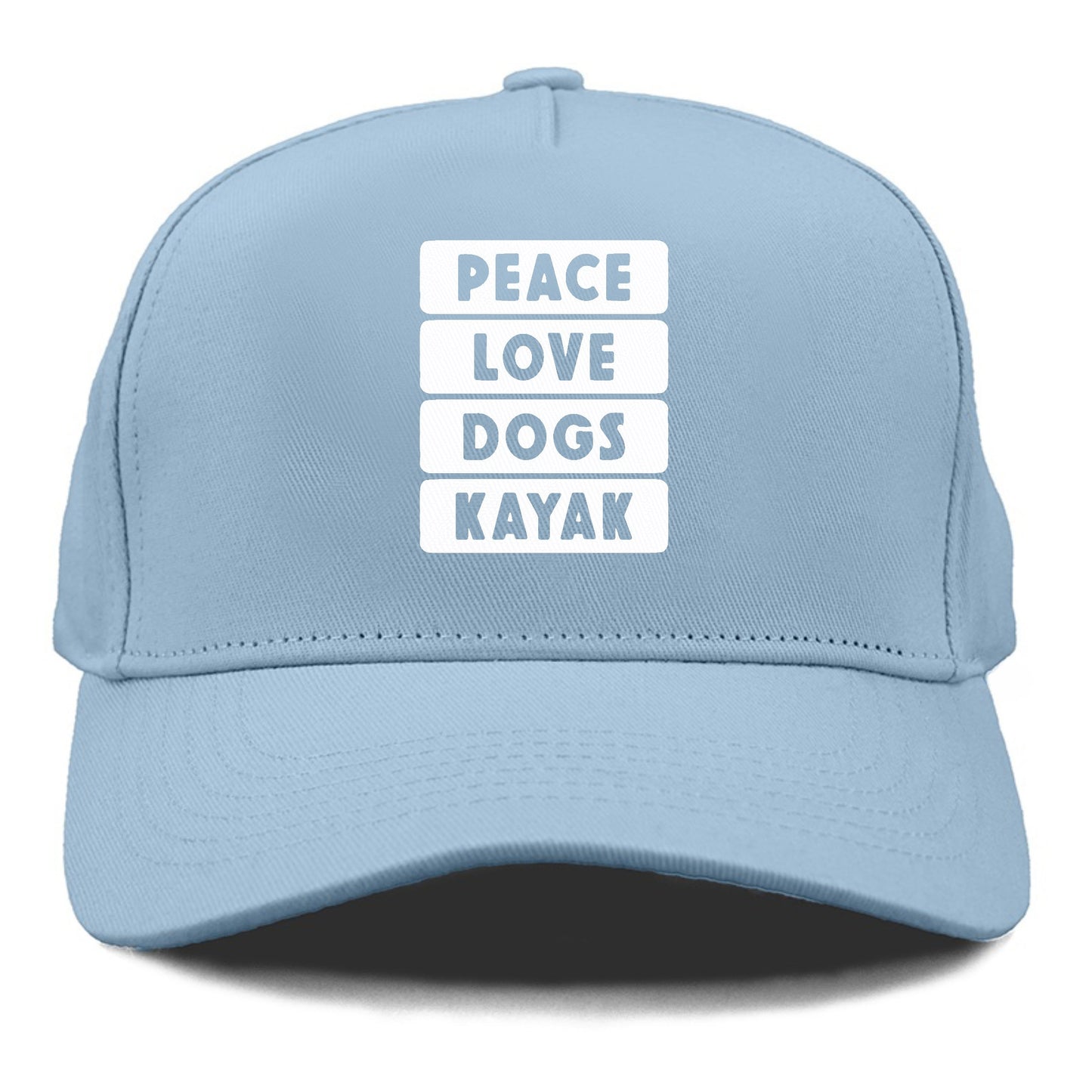 peace love dogs kayak classic Hat