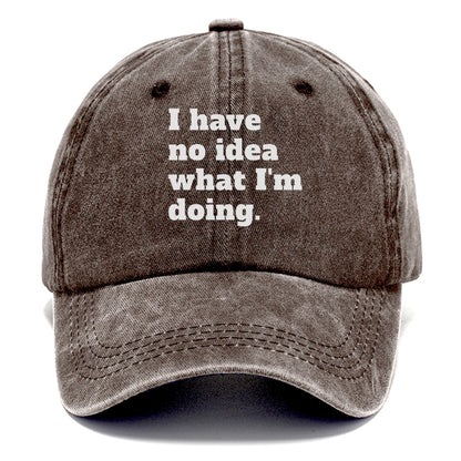 i have no idea what i'm doing Hat