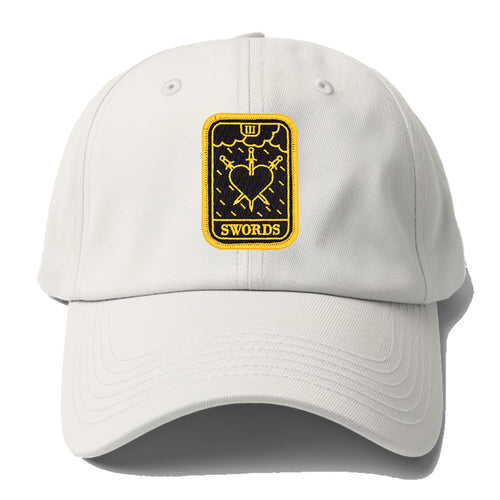 Three Of Swords Tarot Baseball Cap For Big Heads