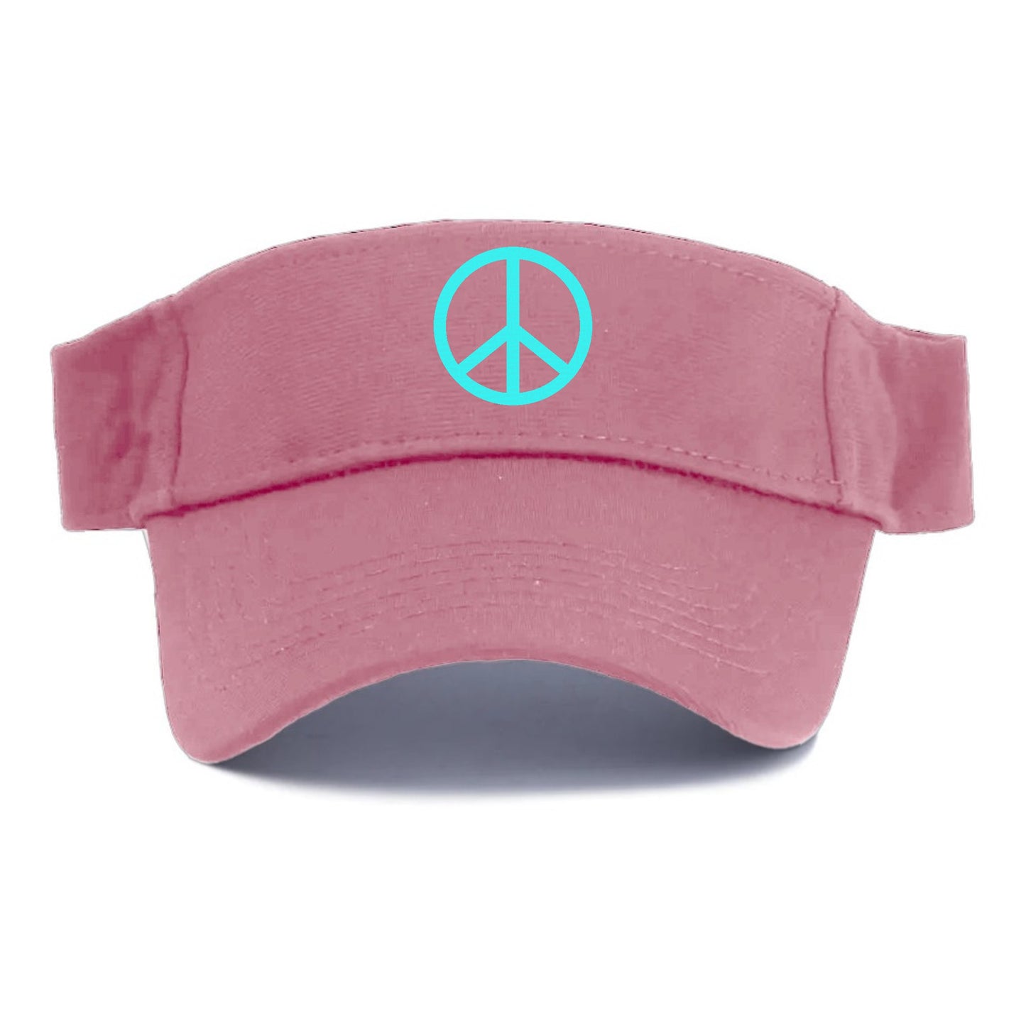 Retro 80s Peace Sign Blue Hat