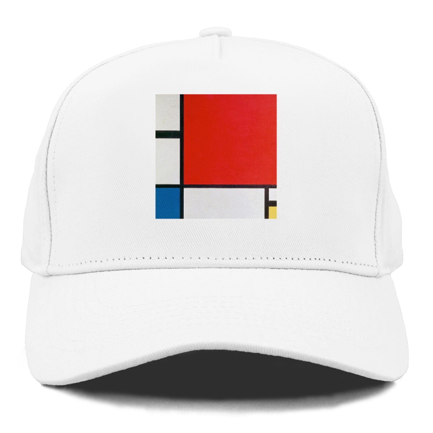 Composition with Red Blue and Yellow Hat