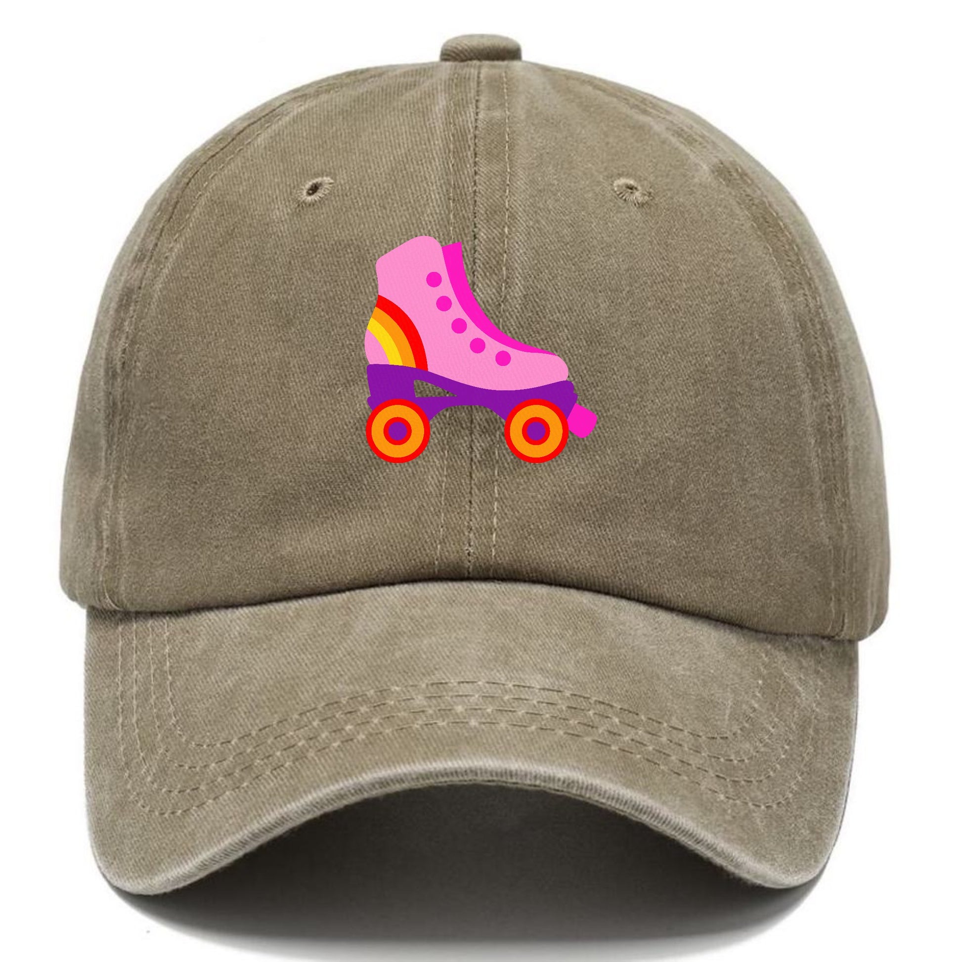 Retro 80s Roller Skate Pink Hat