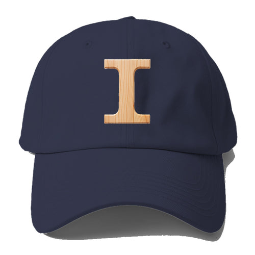 Letter I Baseball Cap For Big Heads